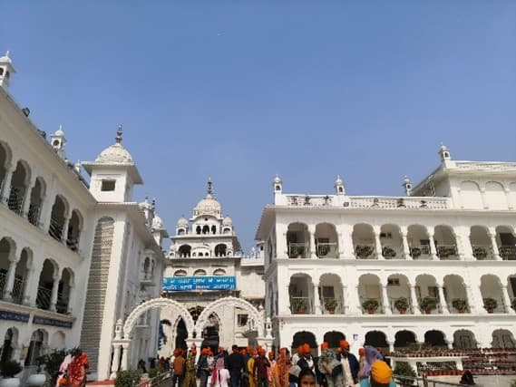 The sacred Gurudwara - birthplace of Guru Gobind Singh Ji