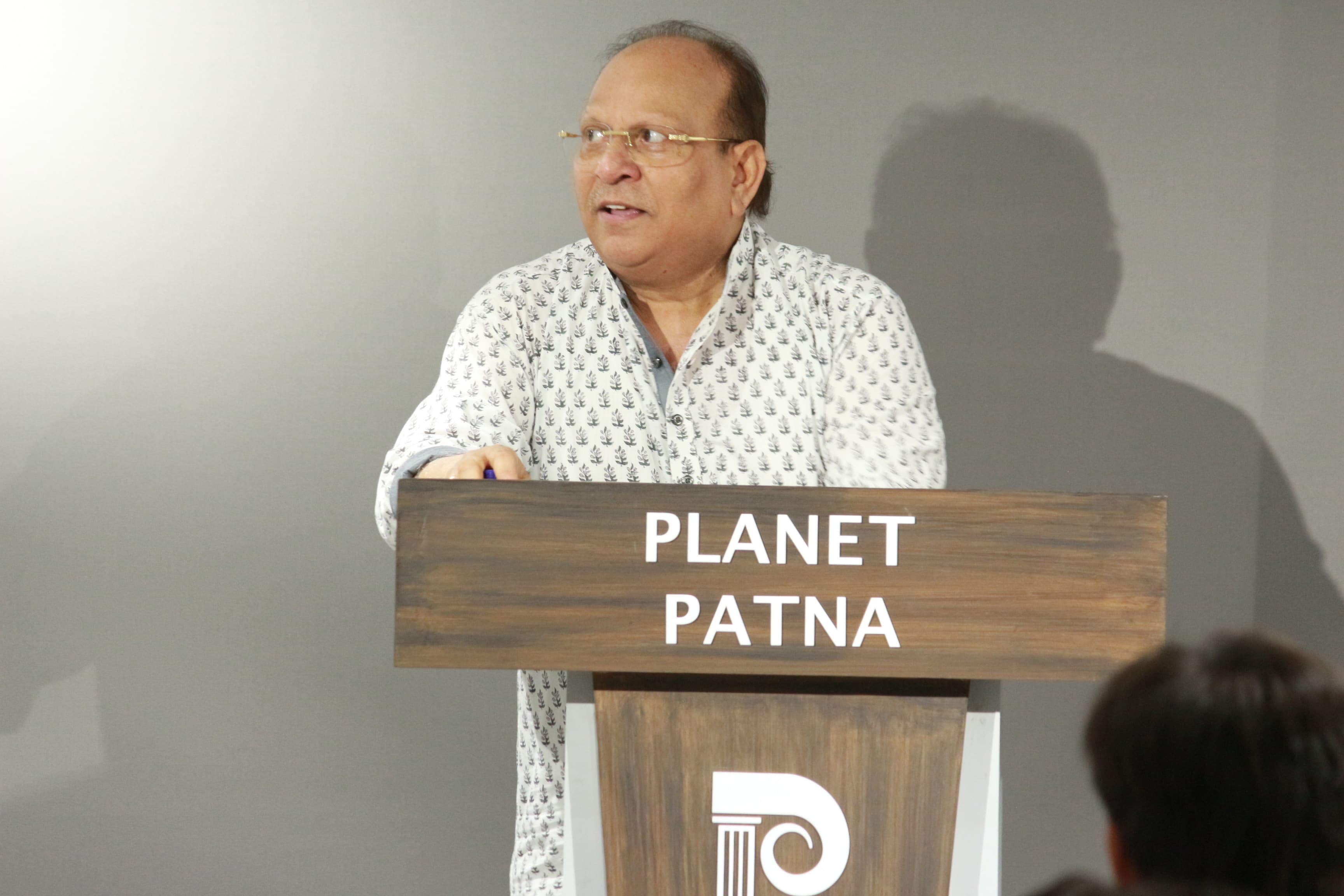 Dr. Vinay Kumar at the Planet Patna podium
